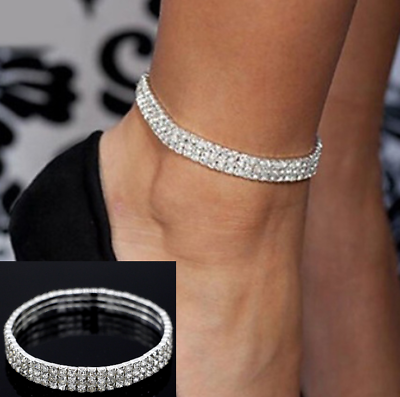Chunky Silver Band Anklet