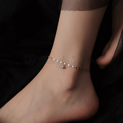 Dainty Silver Layer Anklet
