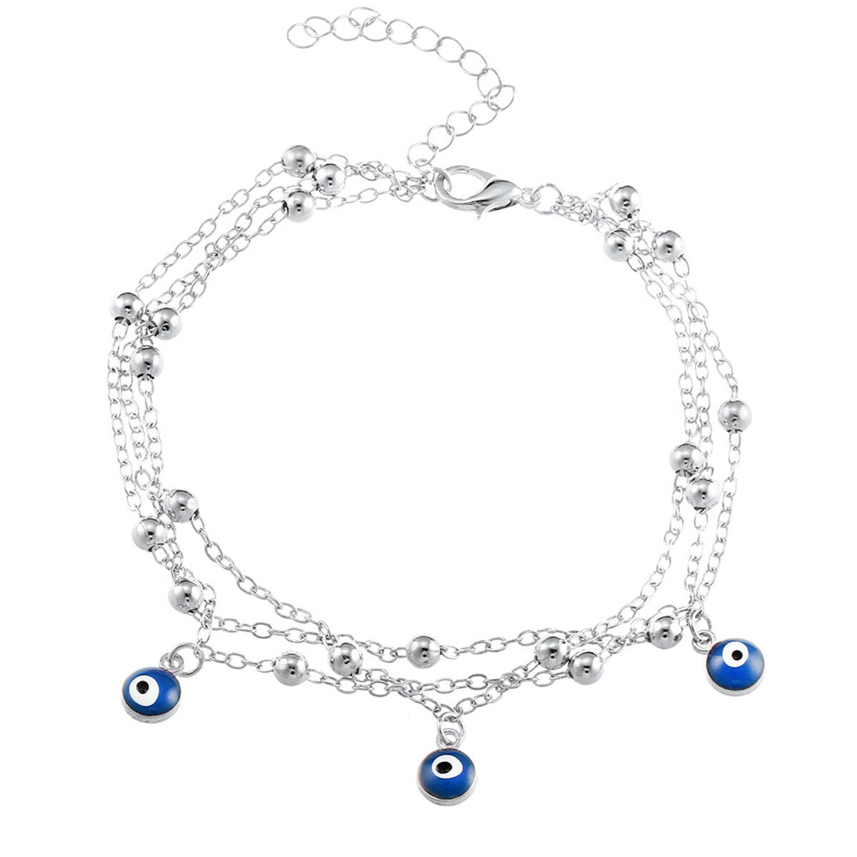 Hamsa Evil Eye Anklet