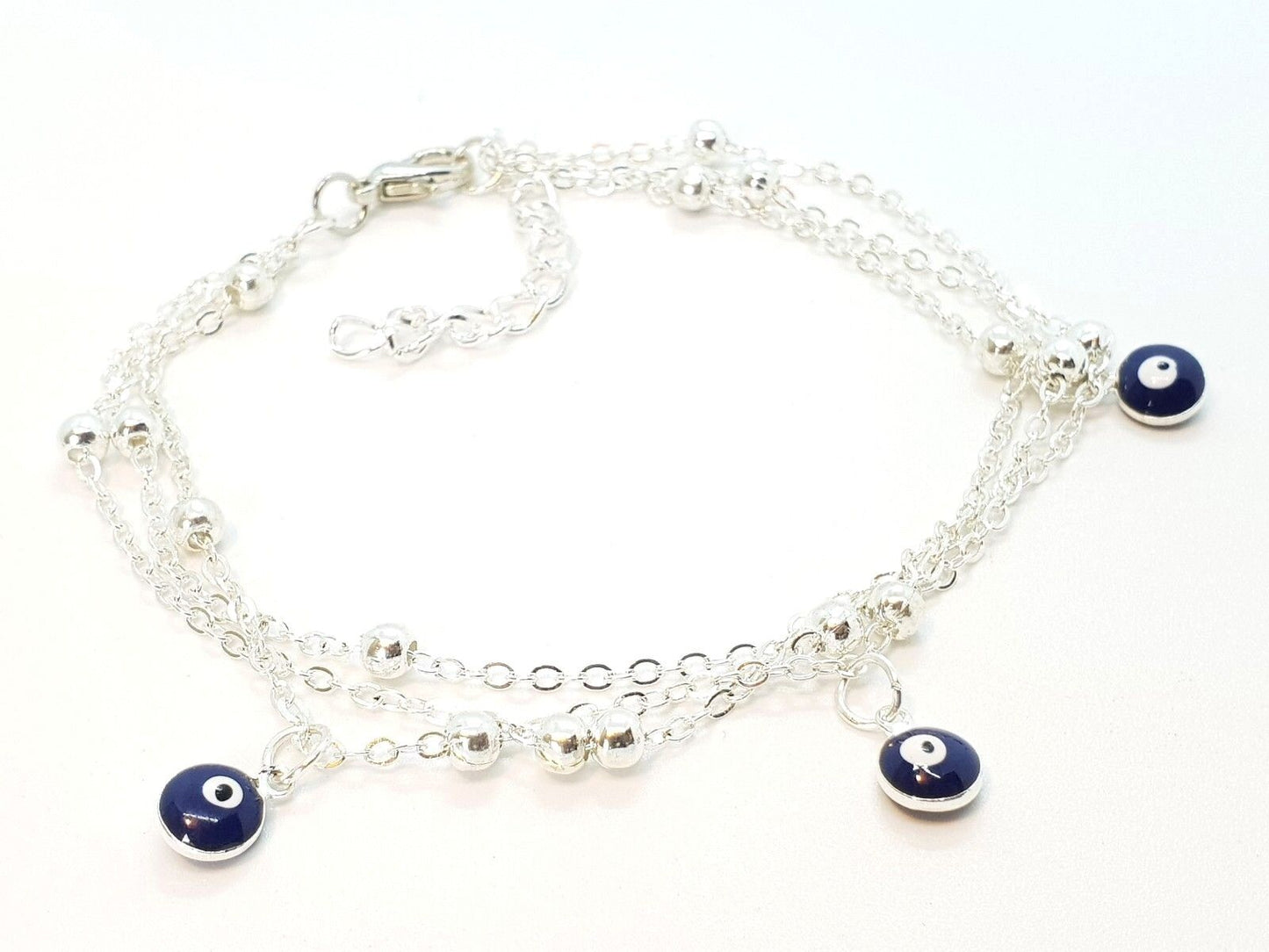 Hamsa Evil Eye Anklet