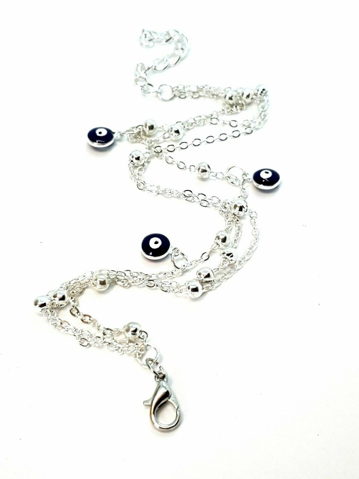 Hamsa Evil Eye Anklet