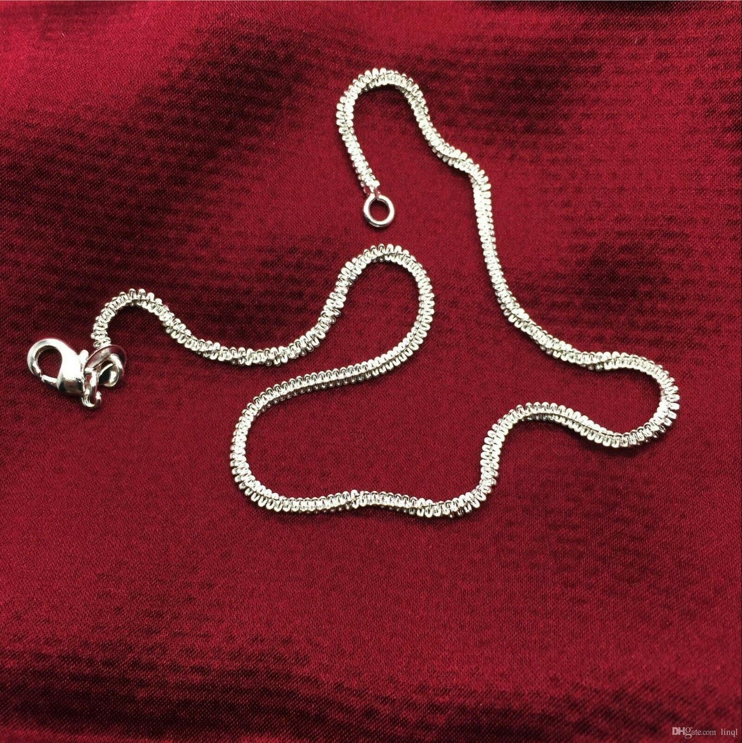 Silver Twisted Rope Anklet