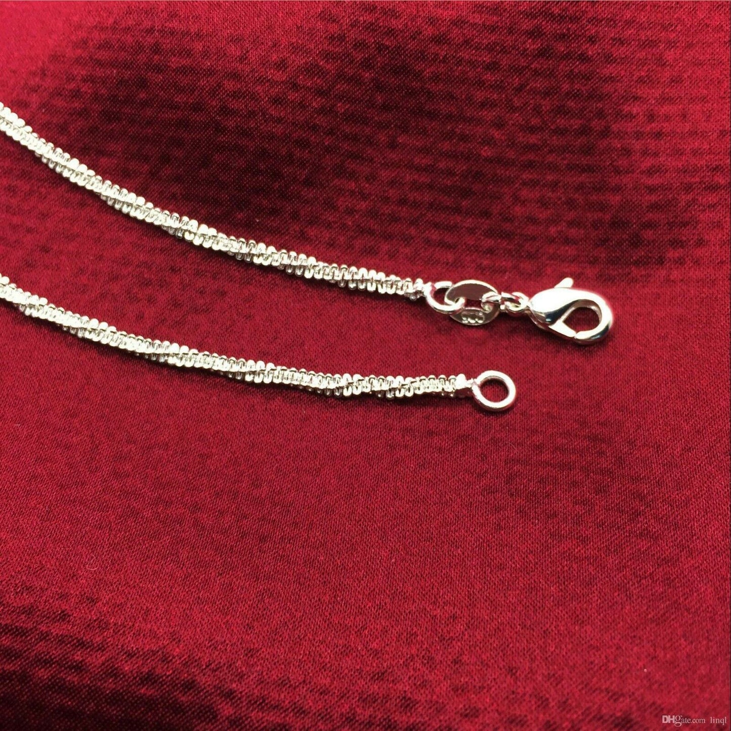 Silver Twisted Rope Anklet